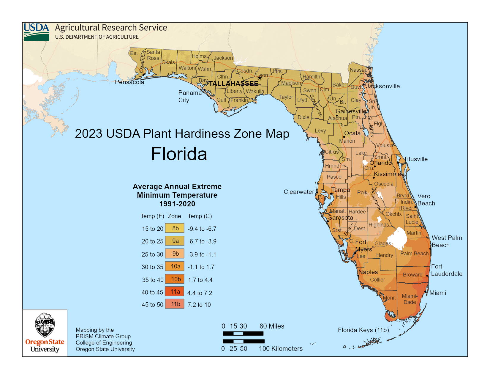 Florida plant hardiness zone 150 DPI