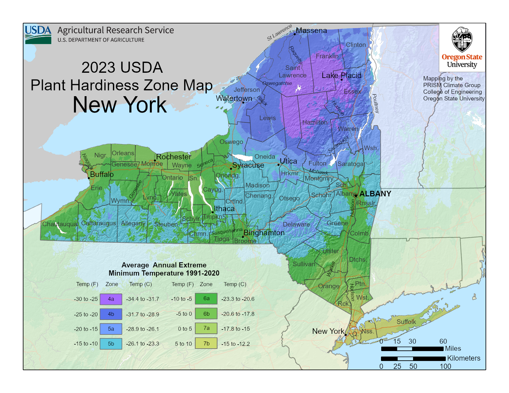 New York plant hardiness zone 150 DPI