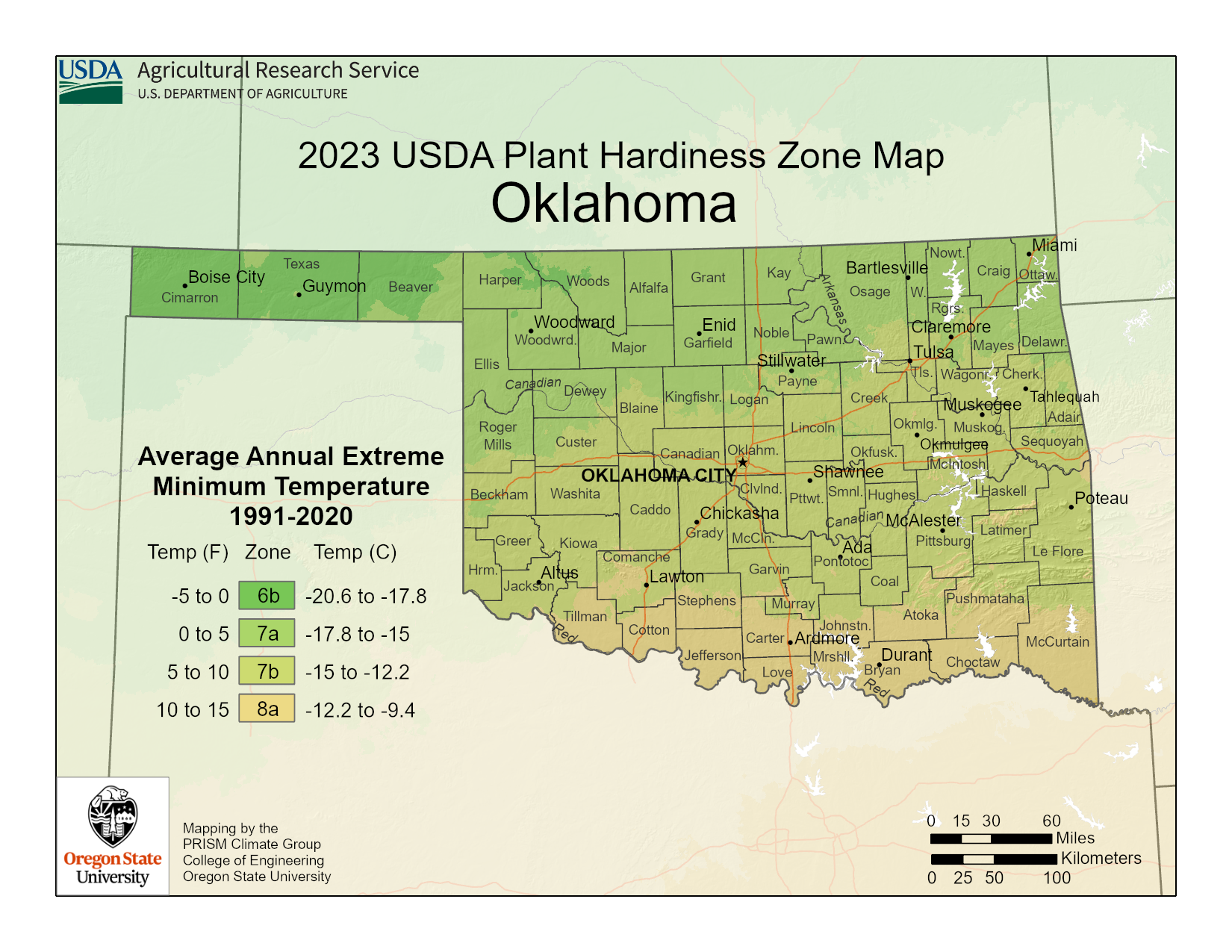 Oklahoma plant hardiness zone 150 DPI